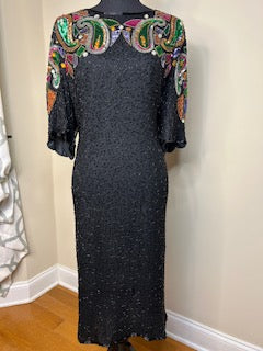 Vtg Stenay Plus Size Sequin Dress