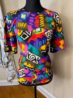 Vintage City Girl Multicolor Shirt