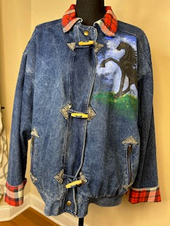 Pan Asia Handpainted Denim Jacket