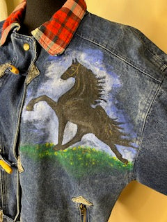 Pan Asia Handpainted Denim Jacket