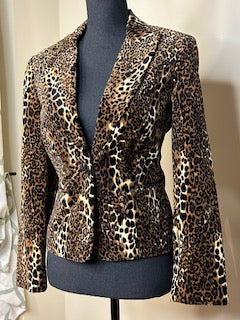 Focus 2000 Animal Print Blazer