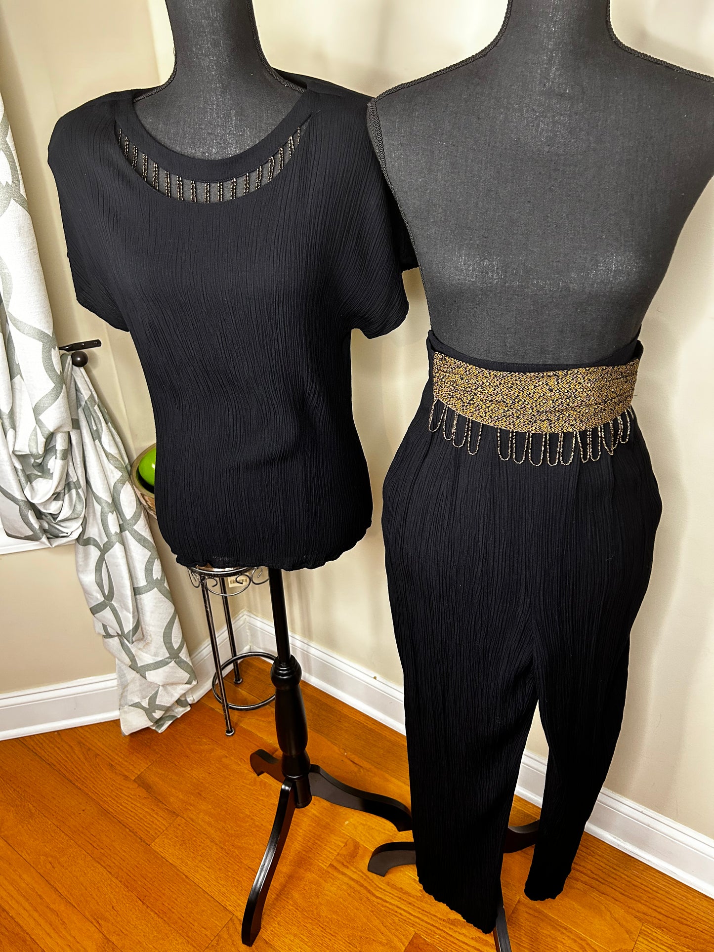 Carol Little 2-Piece Set with Beaded Trim