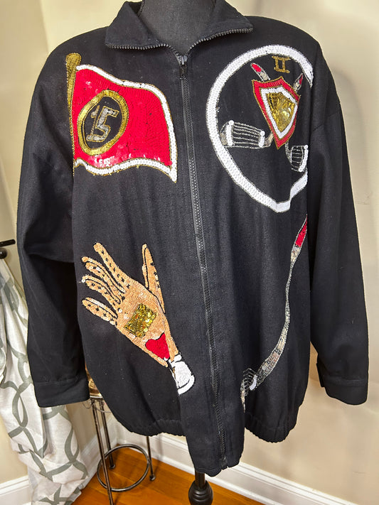 Modi Denim Jacket with Golf Design