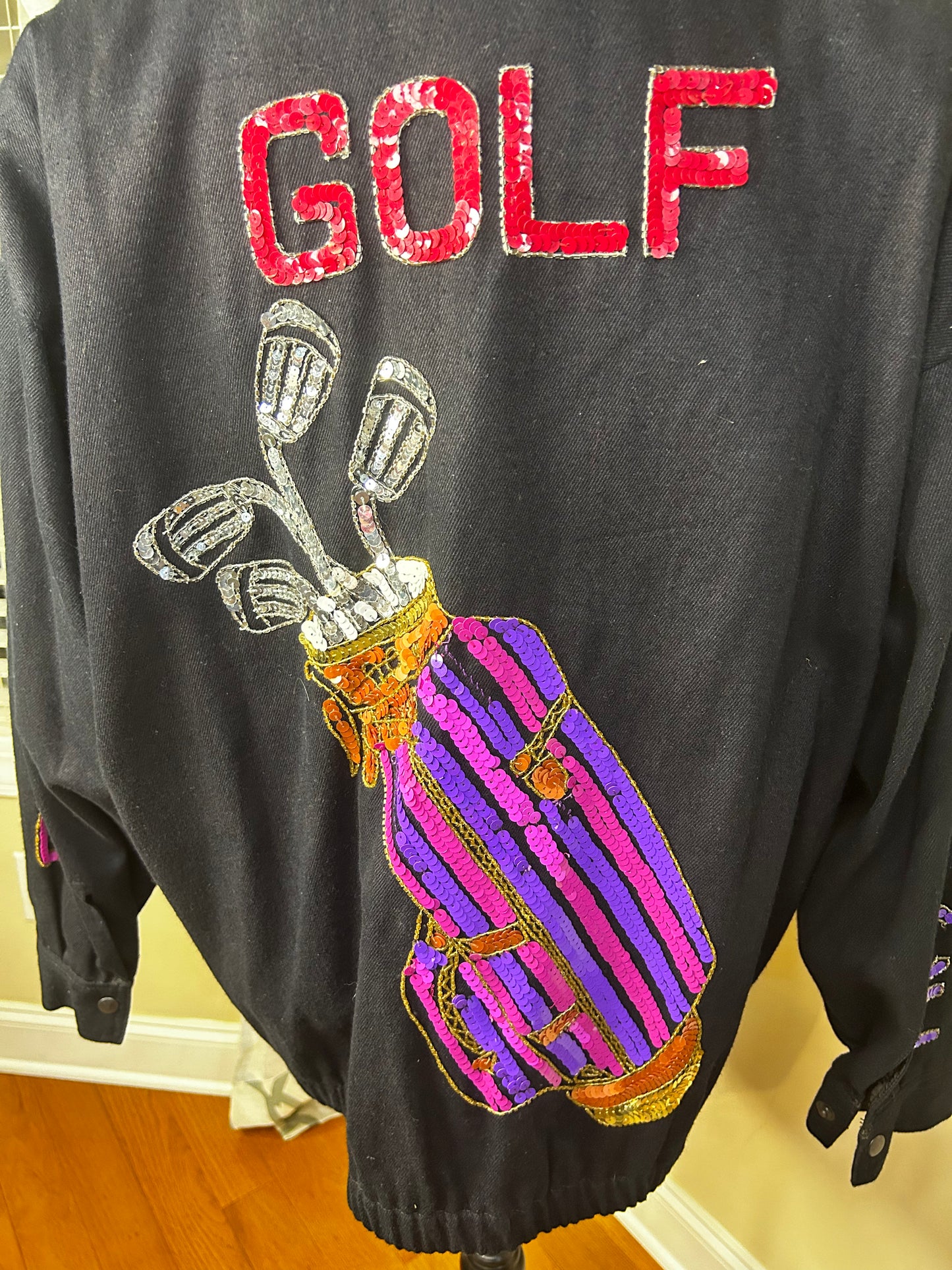 Modi Denim Jacket with Golf Design