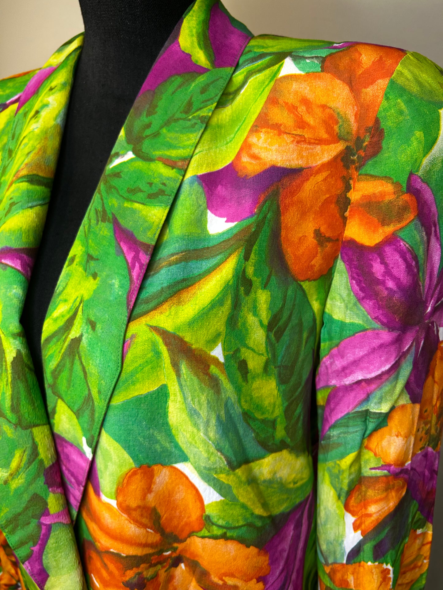 Platinum by Dorothy Floral Blazer