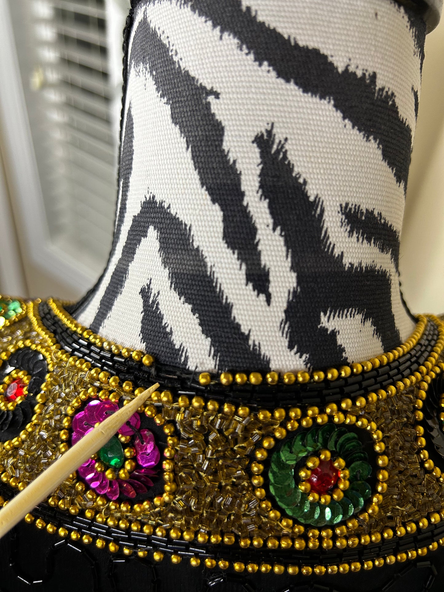 Vtg Laurence Kazar Sequin Jacket