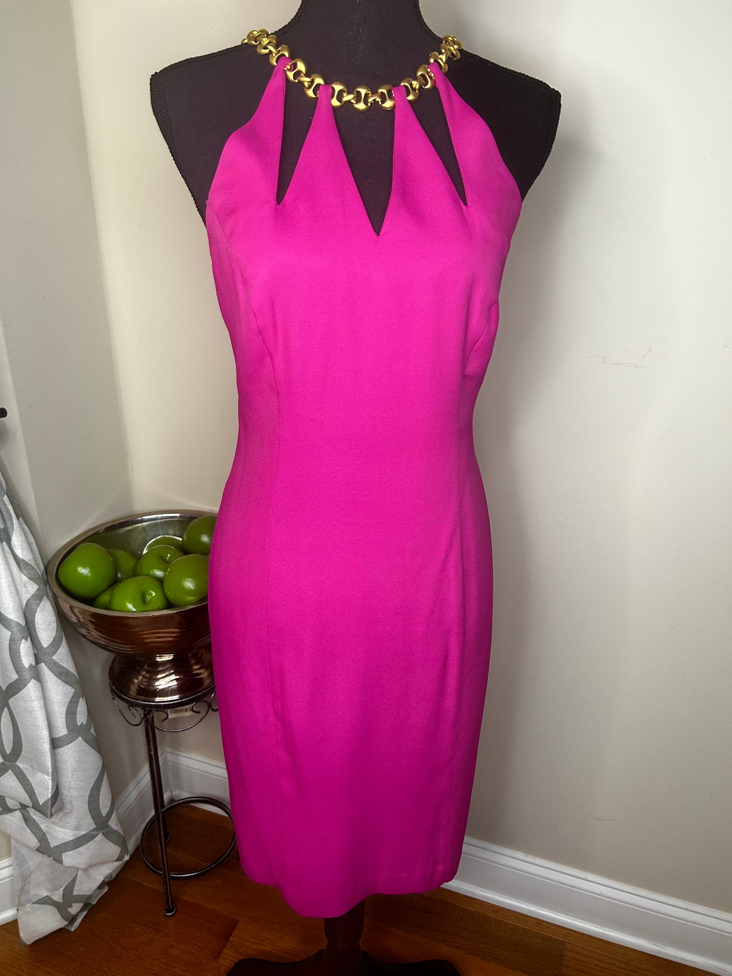 Jessica Howard Pink Dress with Gold Accent