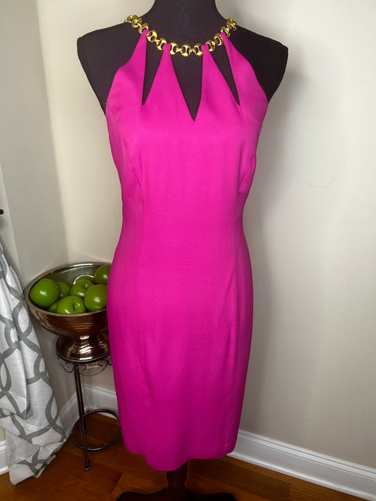 Jessica Howard Pink Dress with Gold Accent
