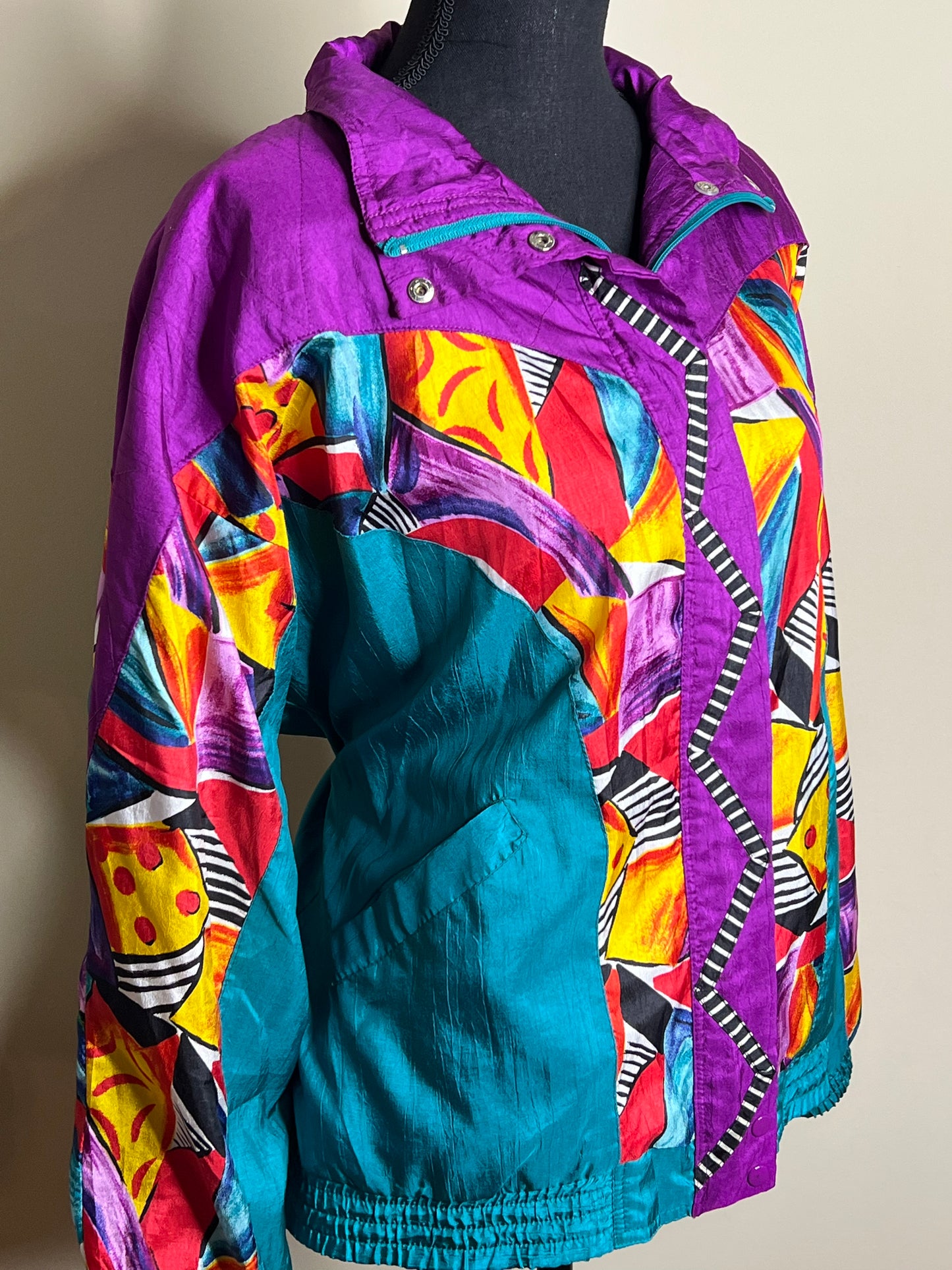Vintage Lavon Abstract Bomber