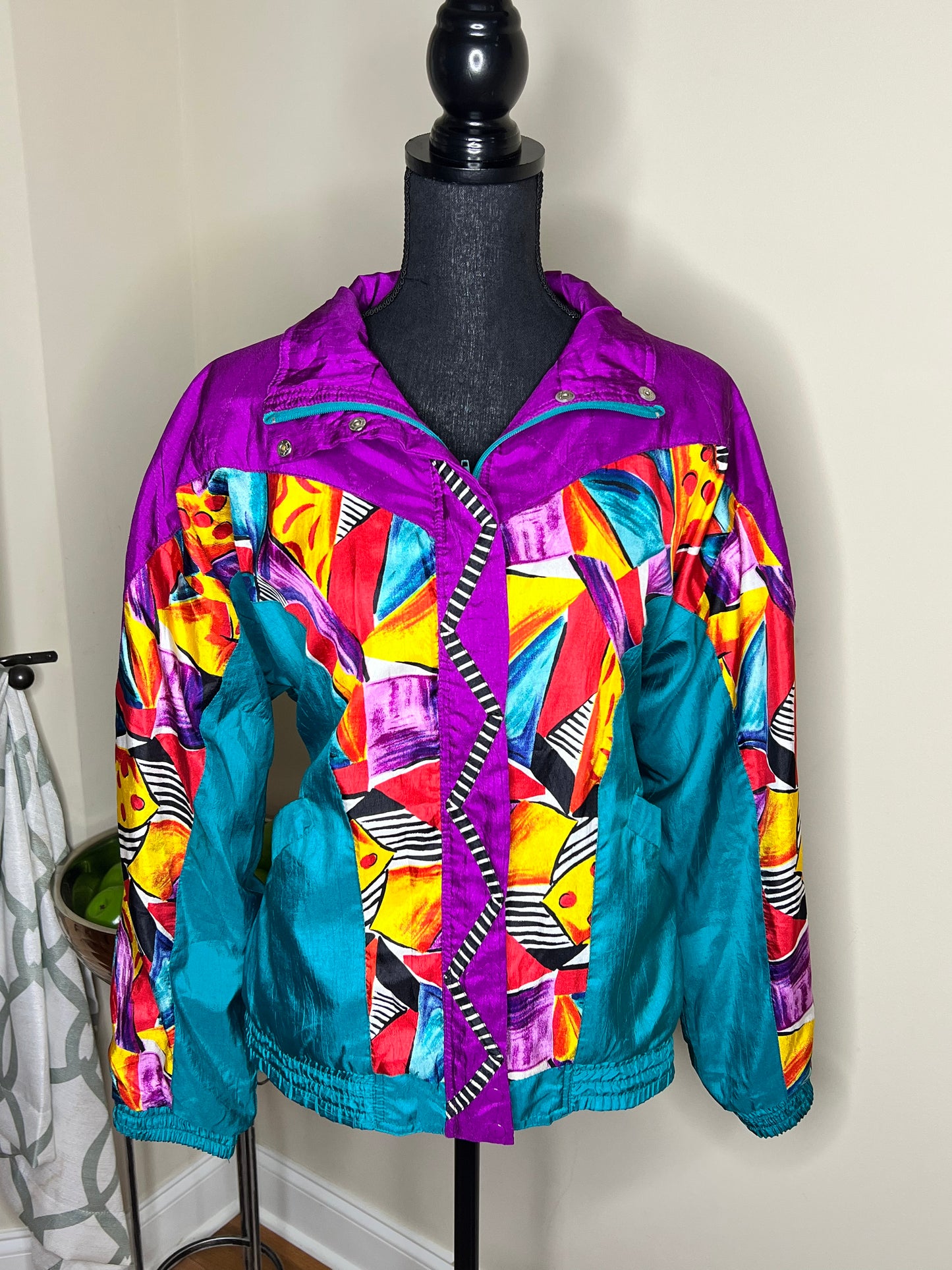 Vintage Lavon Abstract Bomber