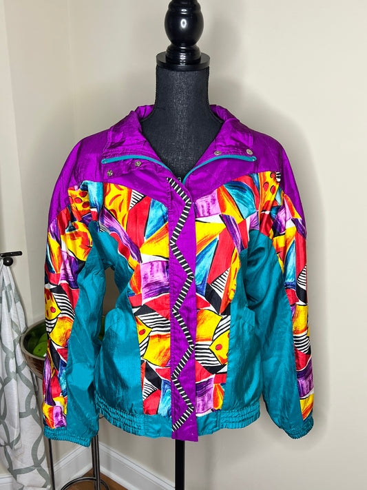 Vintage Lavon Abstract Bomber