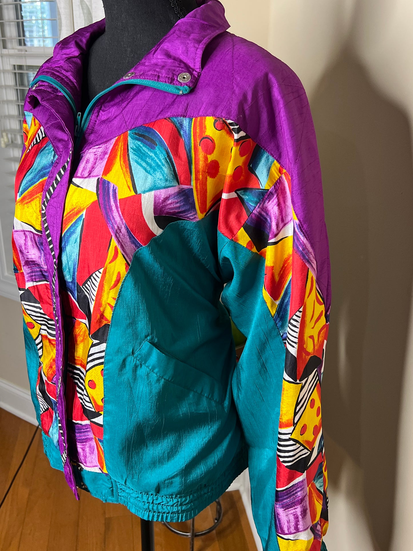 Vintage Lavon Abstract Bomber