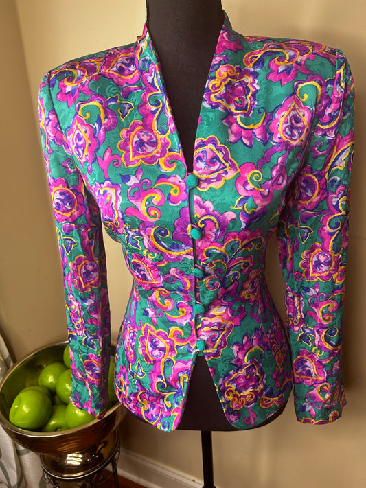 Adrianna Papell Multicolor Blazer