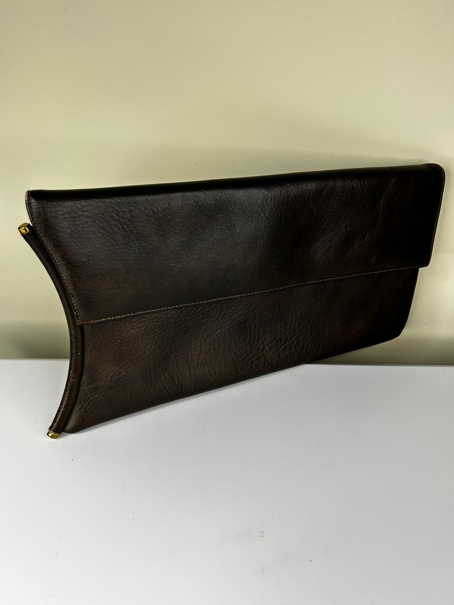 Bag by Triangle New York Brown Clutch