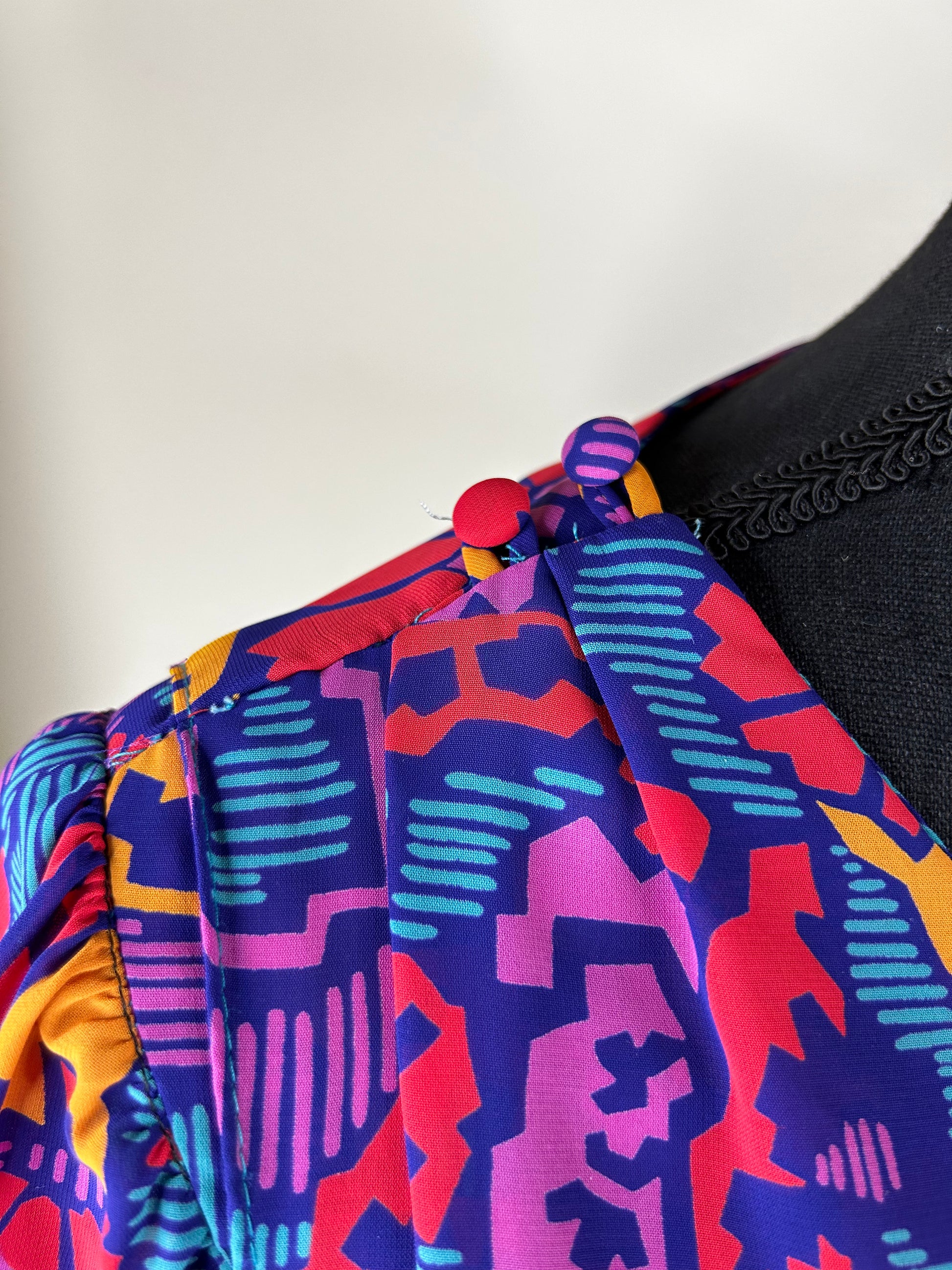 Vintage Breli Multicolor Dress – Thrift D Vintage Clothing