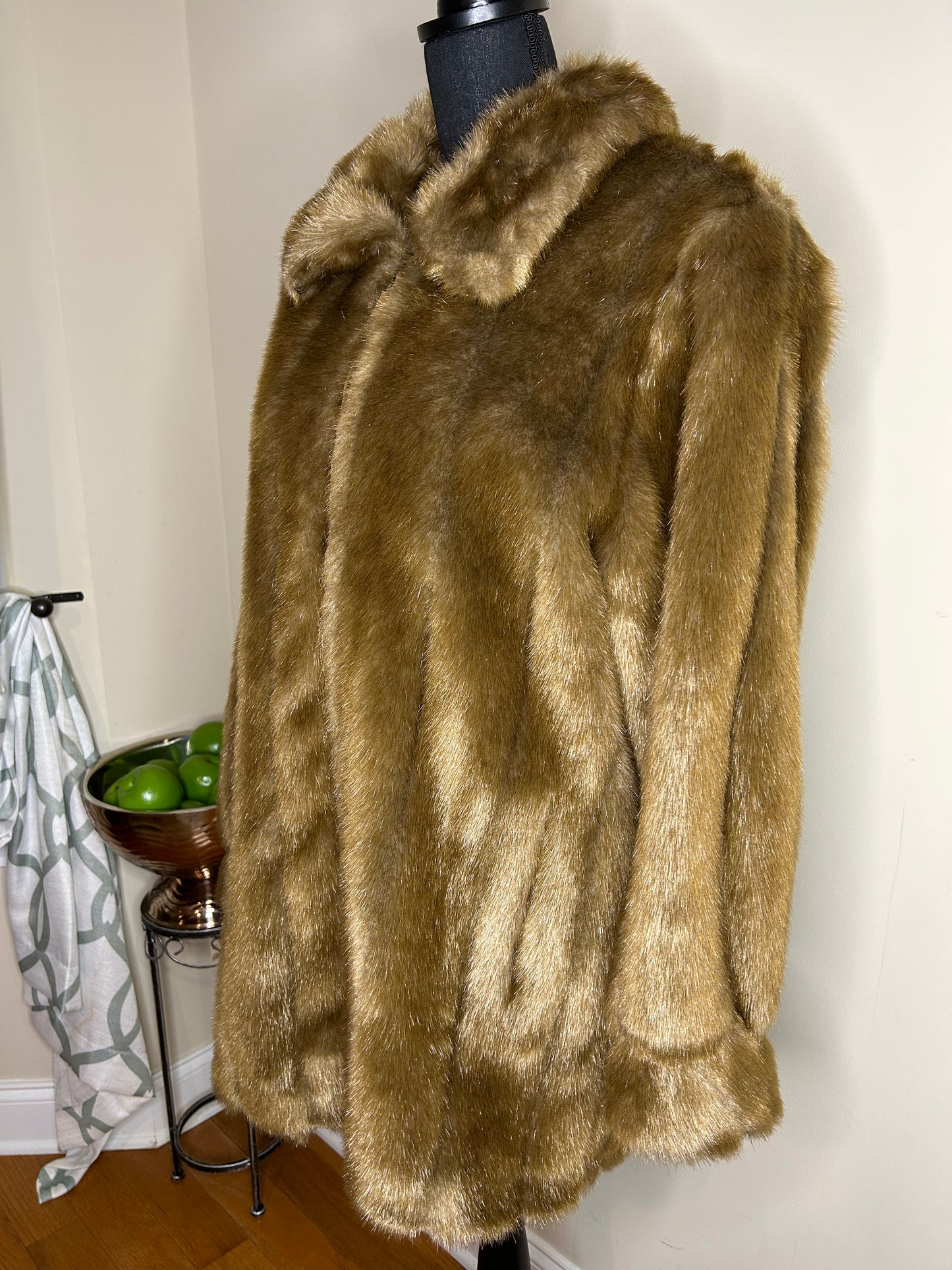 Vintage Dennis Basso Faux Fur Coat