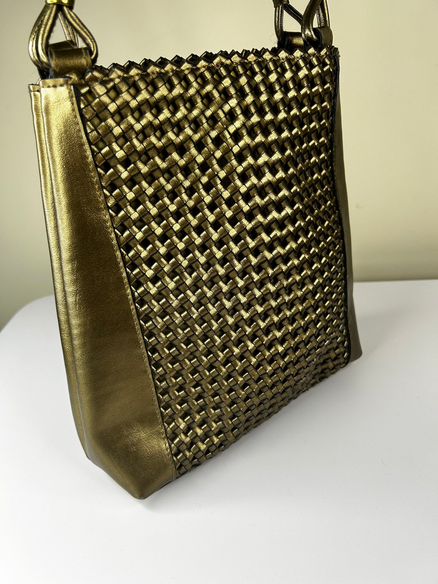 Liz Clairborne Metallic Woven Purse
