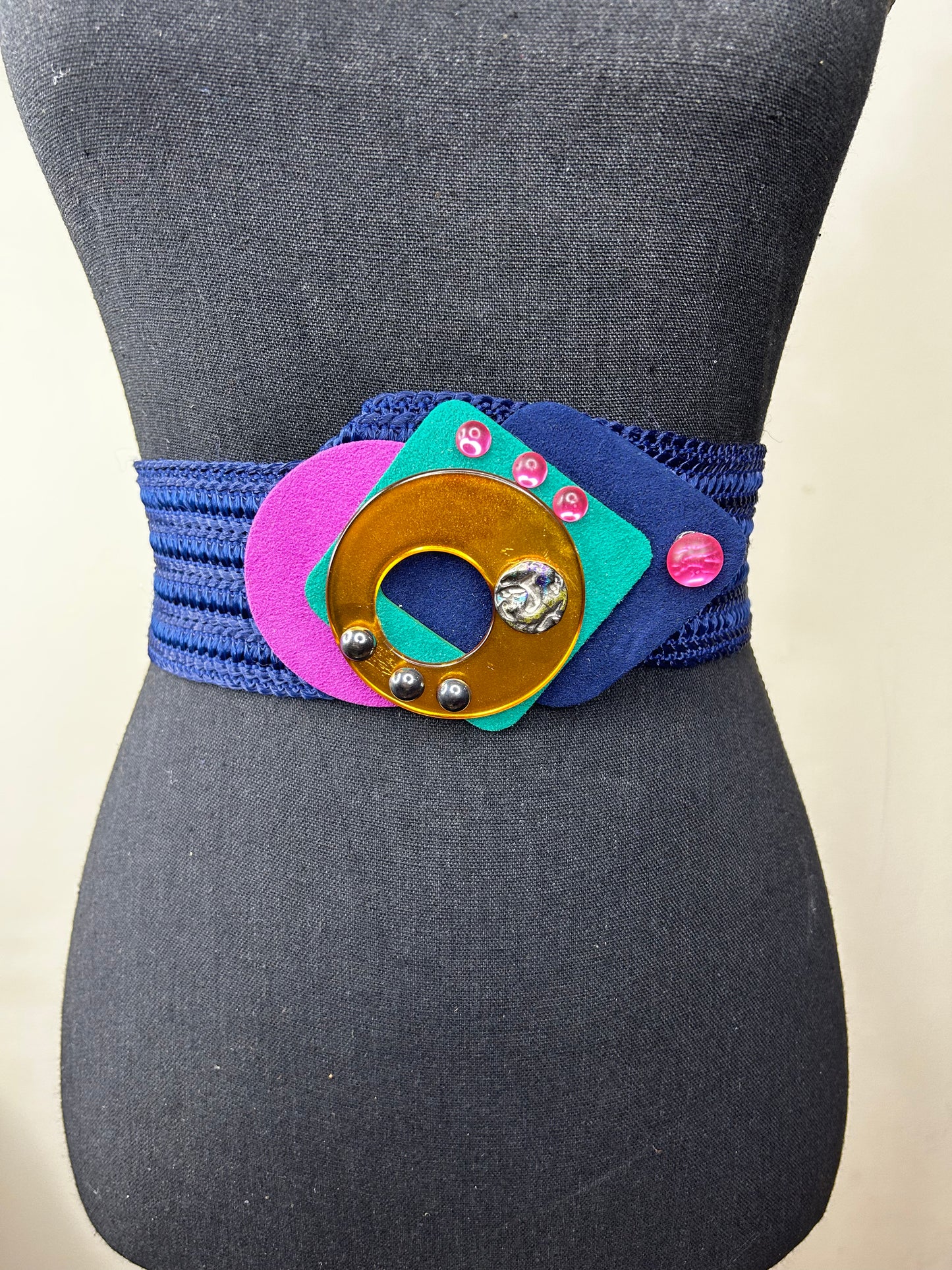 Abstract Design Buckle Belt