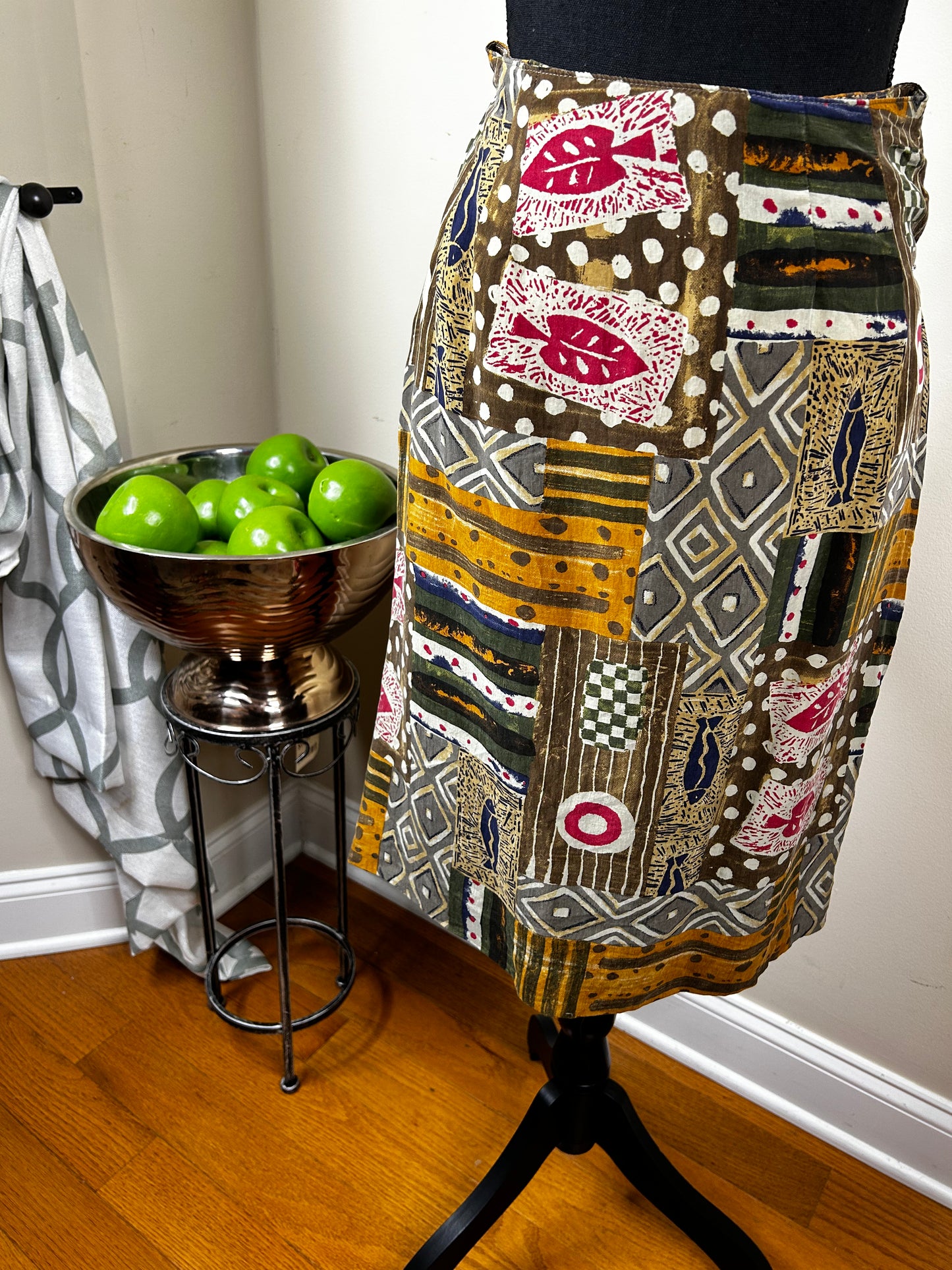 Tanner Abstract Print Skirt