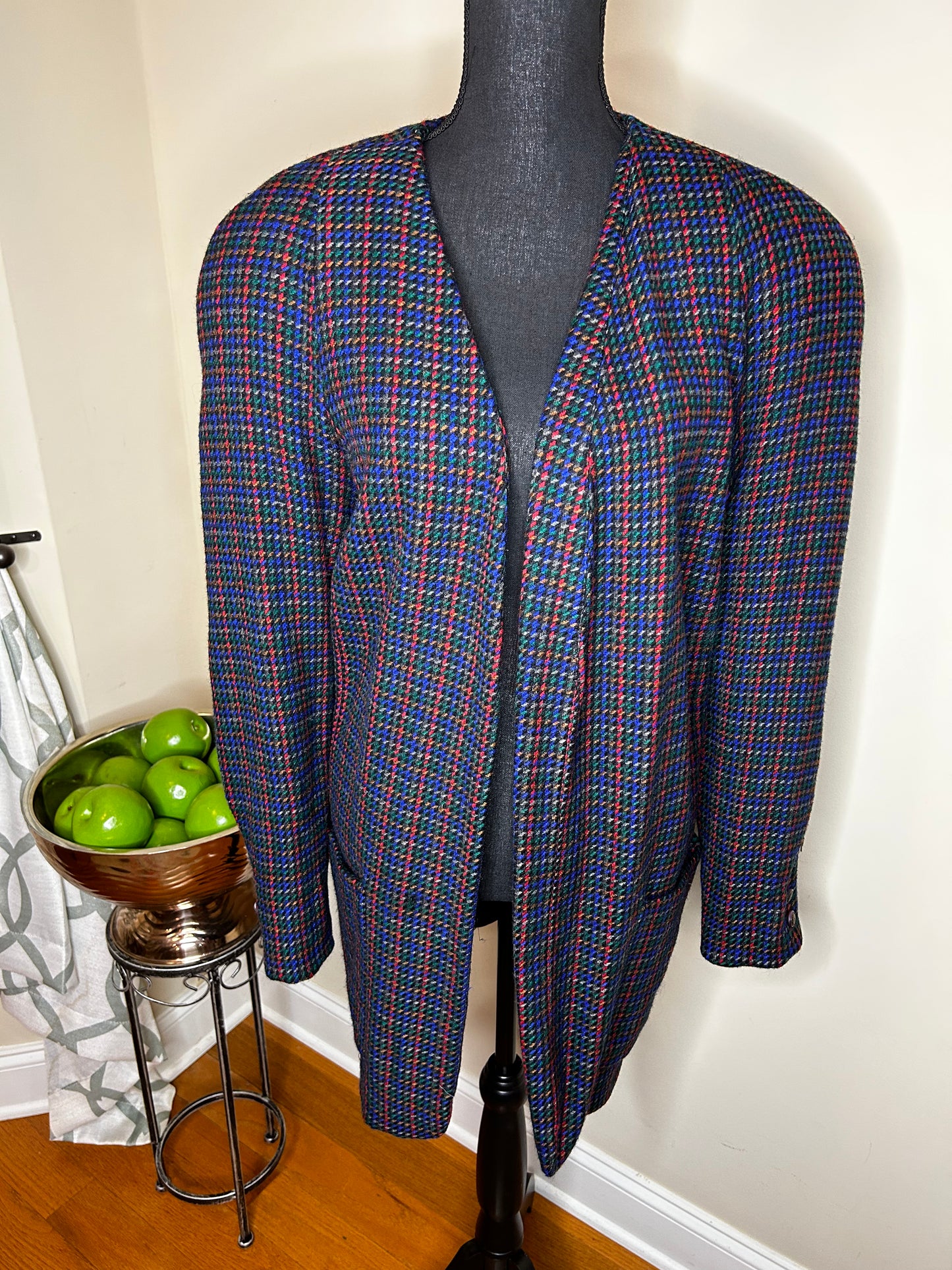 Paul Stanley Woman Plus Size Tweed Blazer
