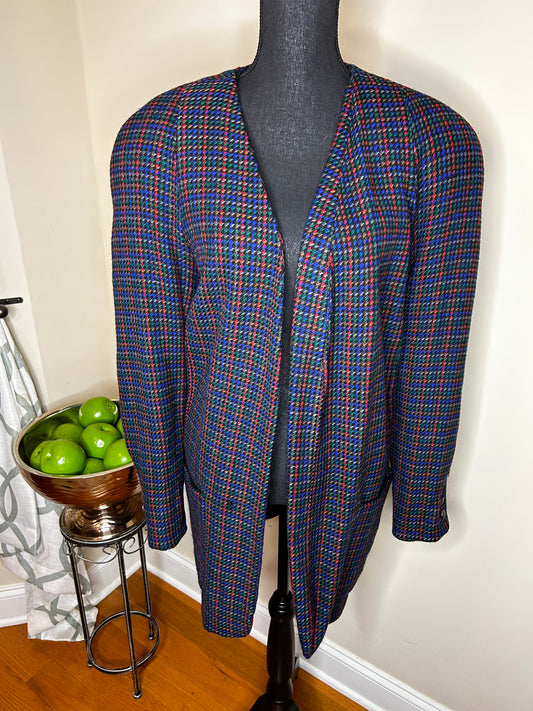 Paul Stanley Woman Plus Size Tweed Blazer