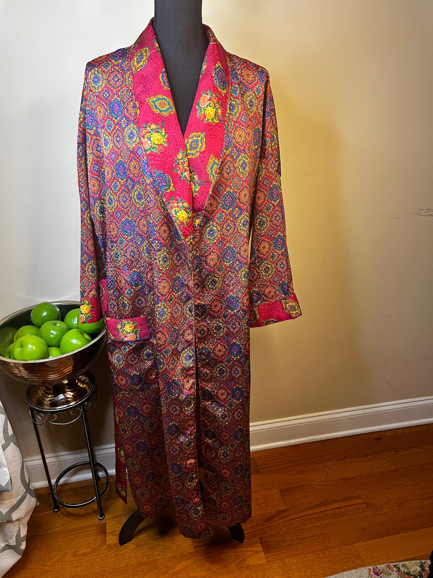 Fantasies by Morgan Taylor Vtg Robe/Duster/Dress