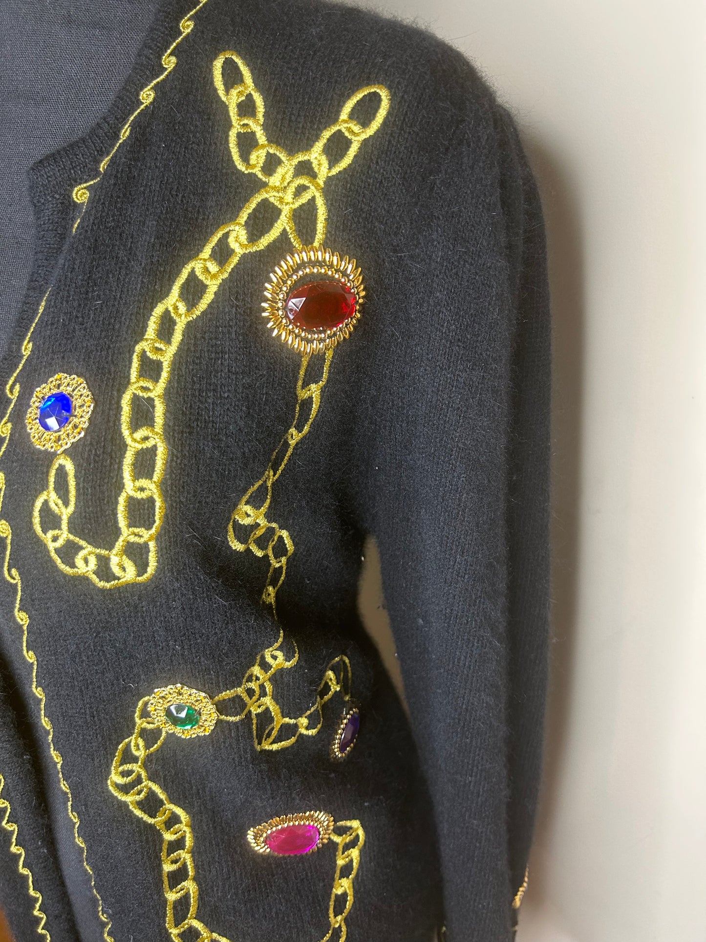 Magnolia Jeweled Open Cardigan