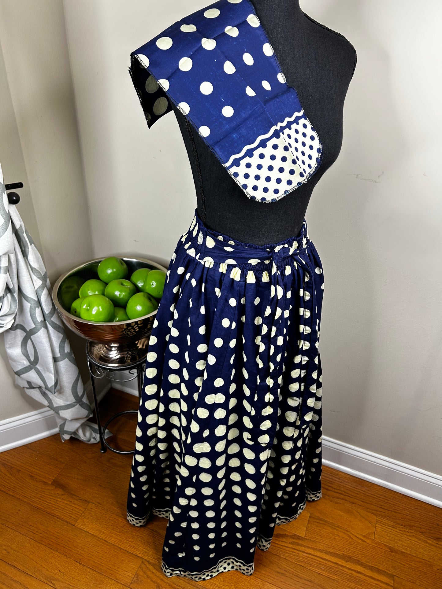 Tie-Waist Maxi Skirt with Matching Headwrap