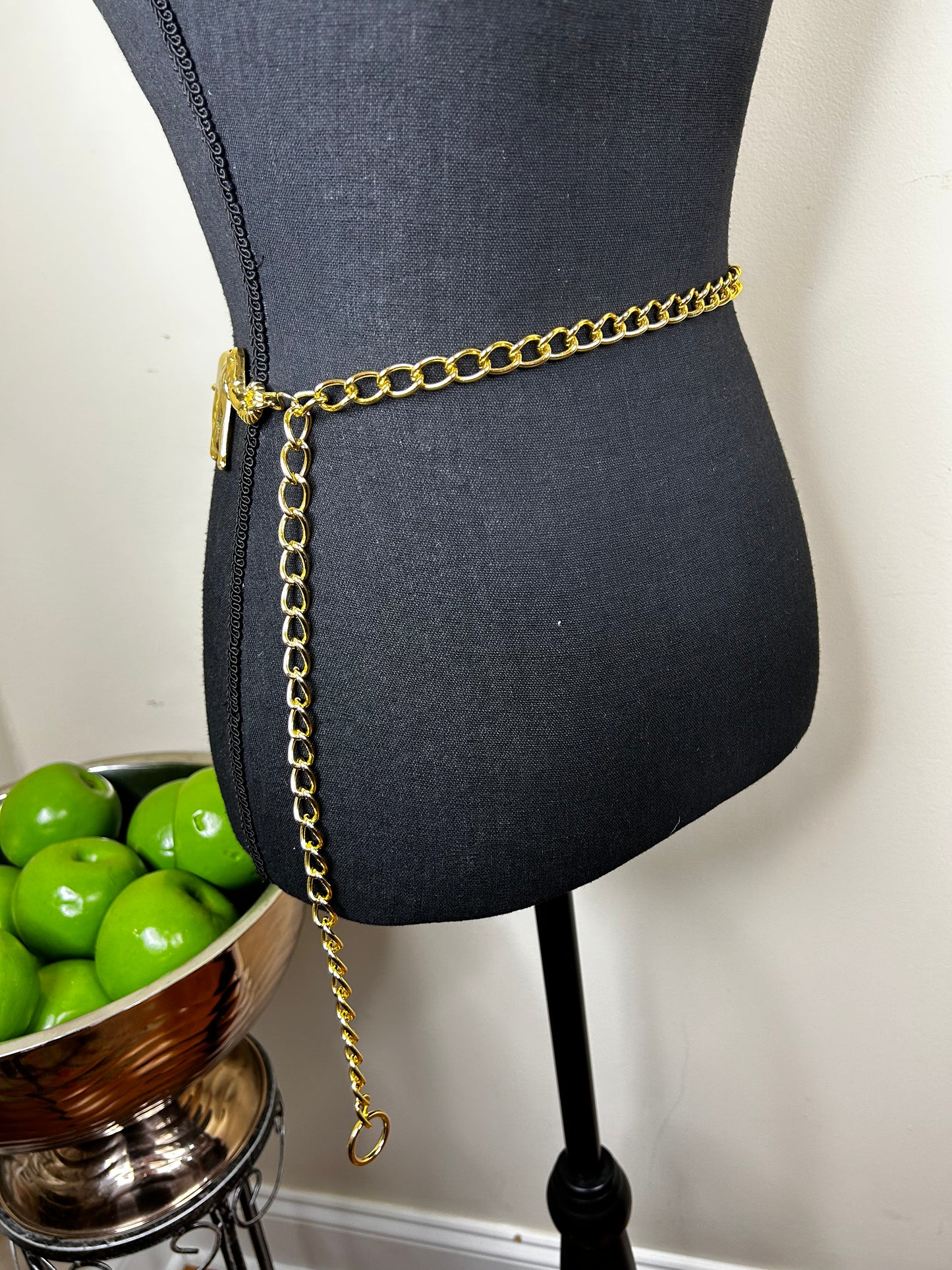 Gold Elephant Belt (4 Elephants)