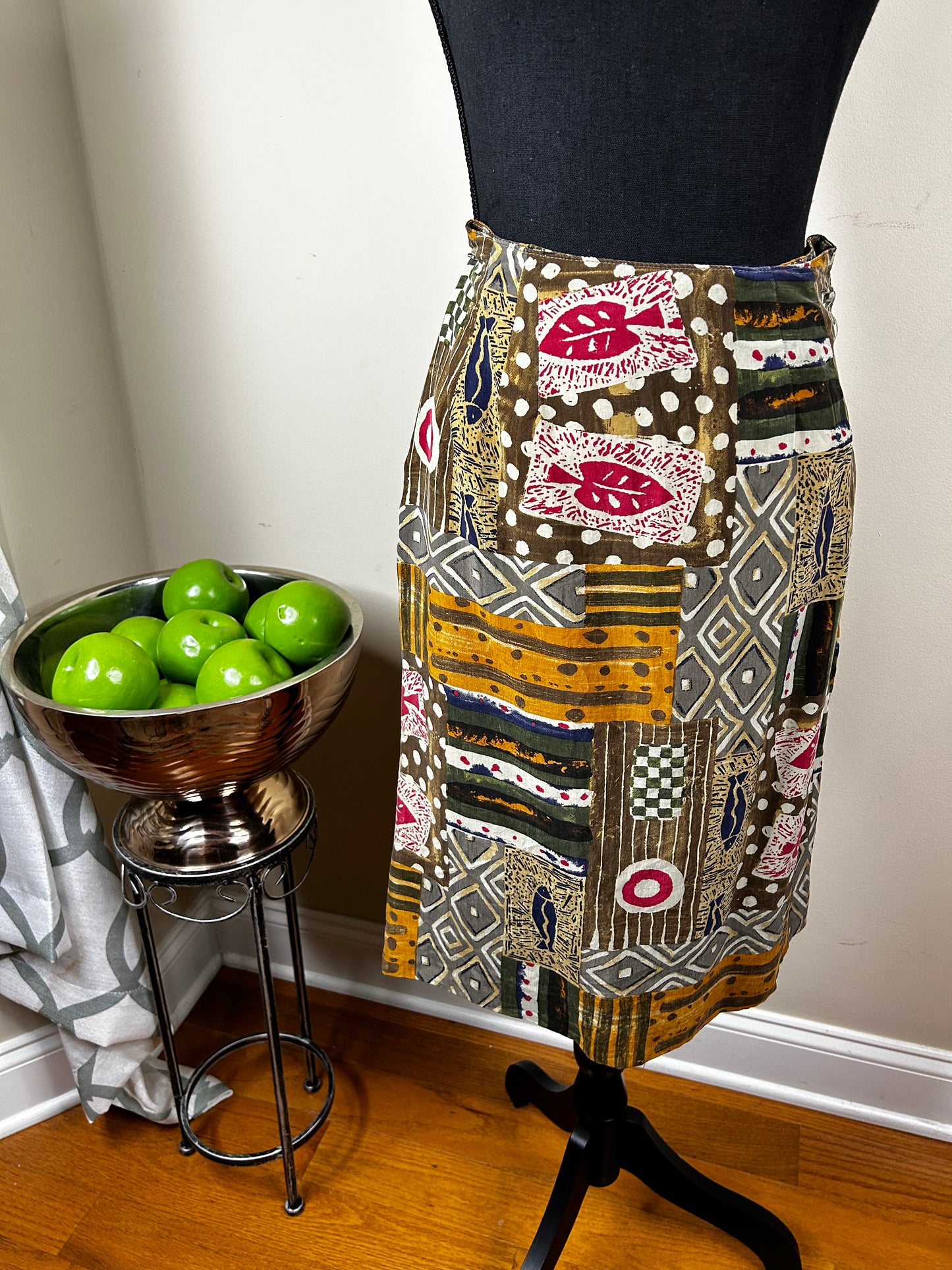 Tanner Abstract Print Skirt