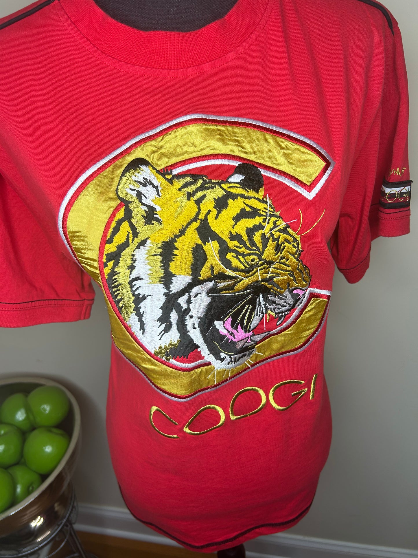 Authentic Coogi Men’s Embroidered Tiger T-Shirt