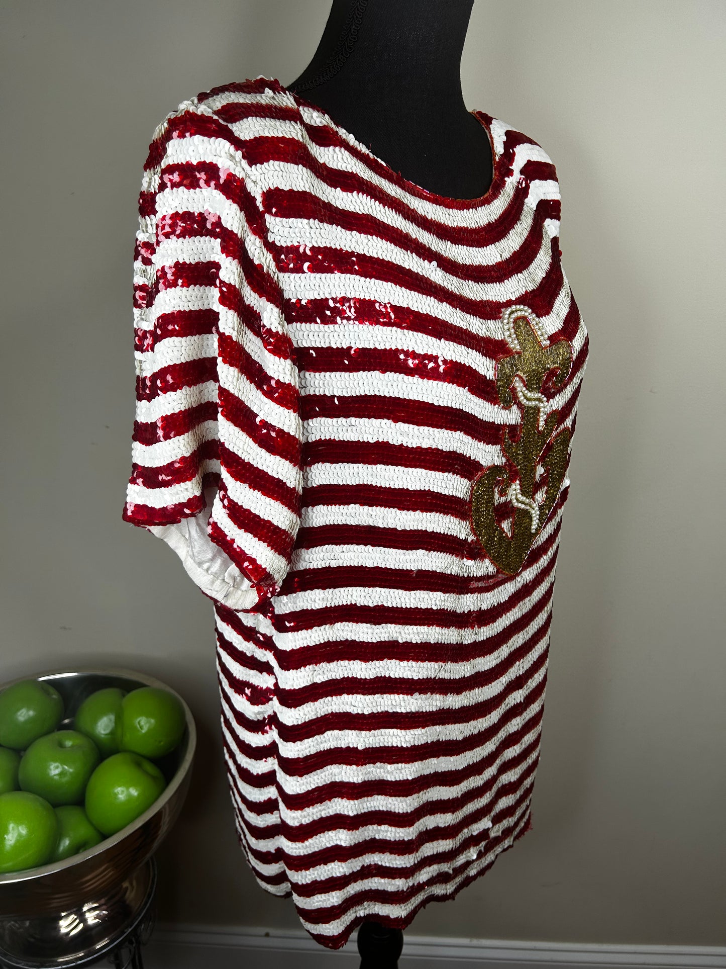 Vintage MODI 80s Nautical Sequin