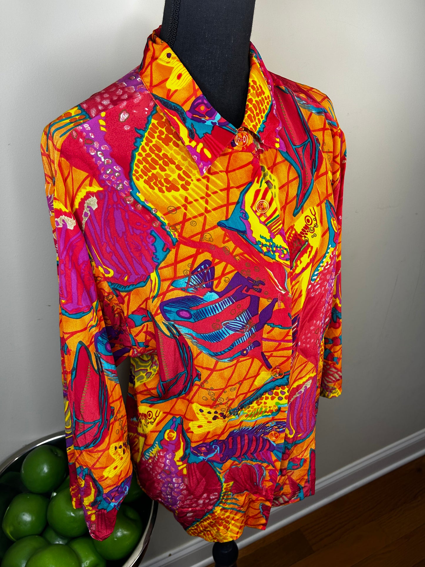 Vtg Albert & Pearl Fish Shirt