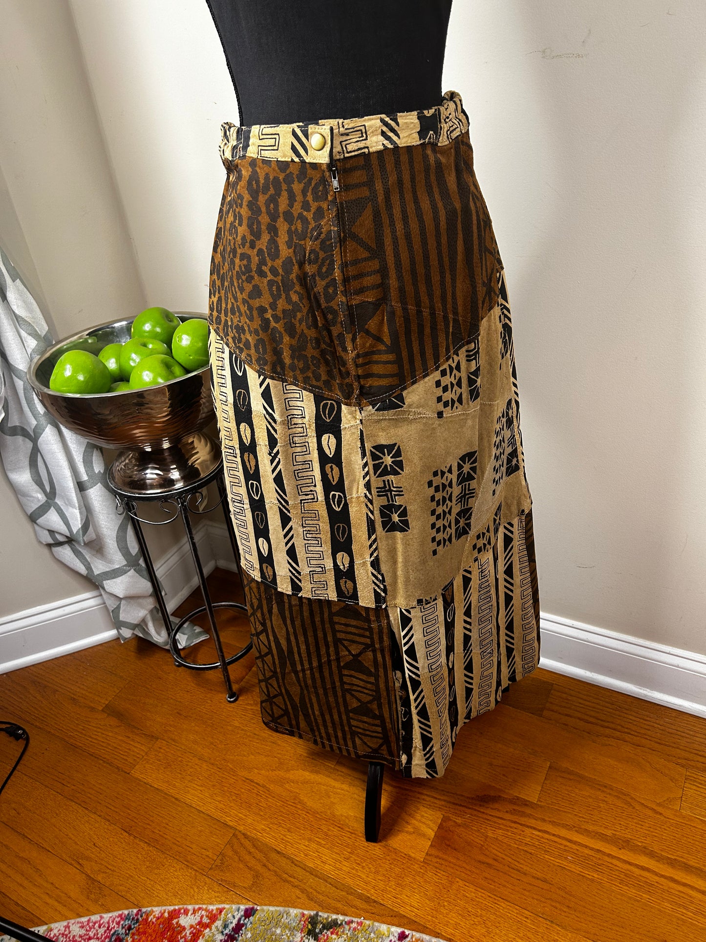 Robert Louis Animal Print Skirt