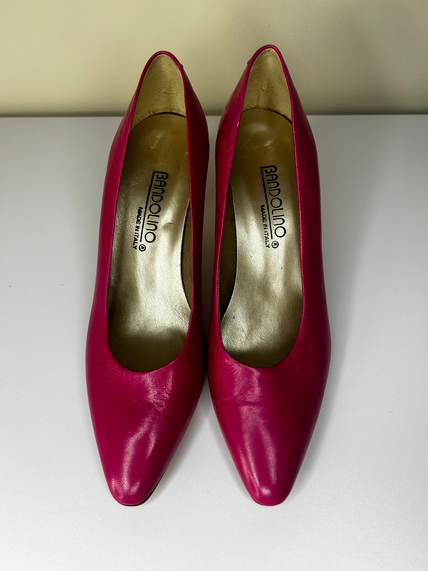 Vintage 80s Bandolino Fuchsia Pink Shoes