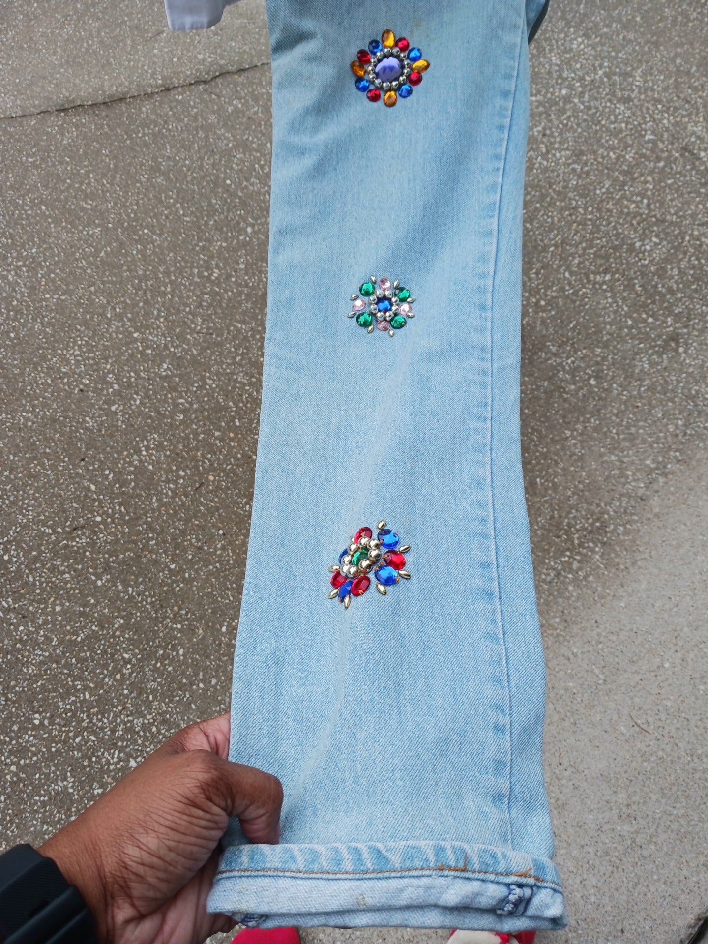 Nada Nuff Bejeweled Jeans