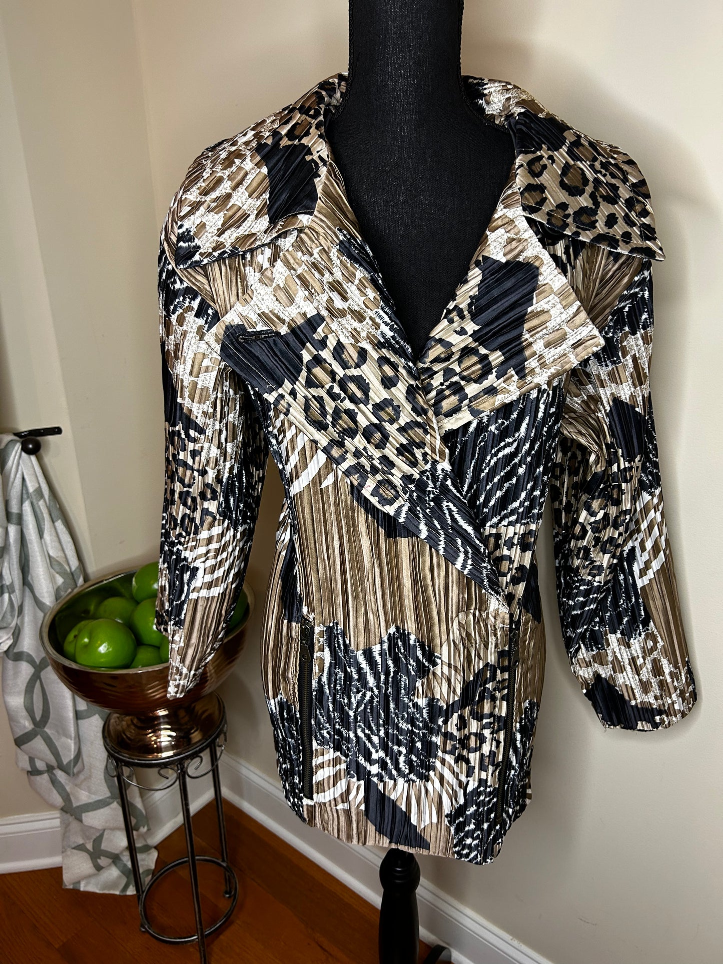 Cache' Animal Print Blazer