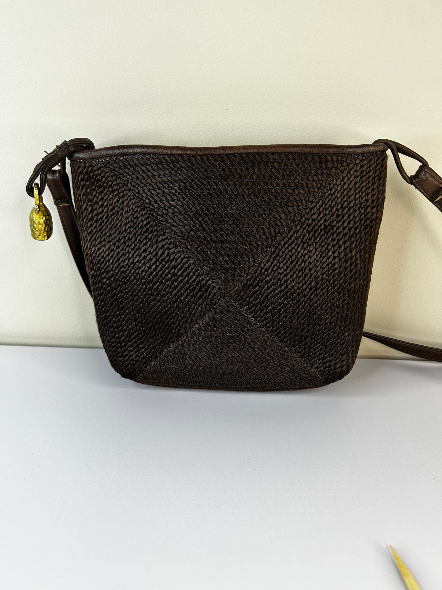 Vtg Samir Genuine Leather Handbag