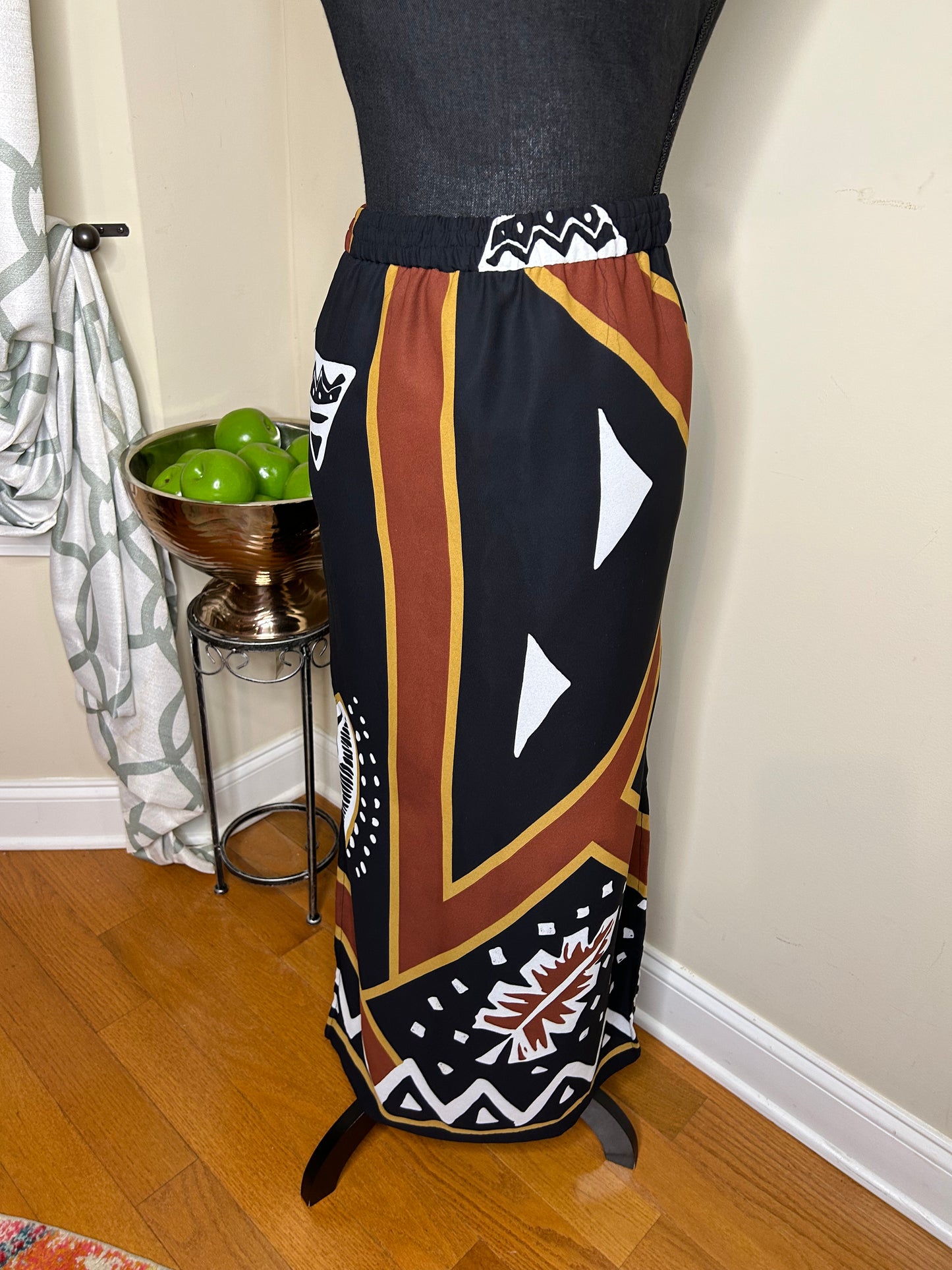 Mosaic Print Skirt