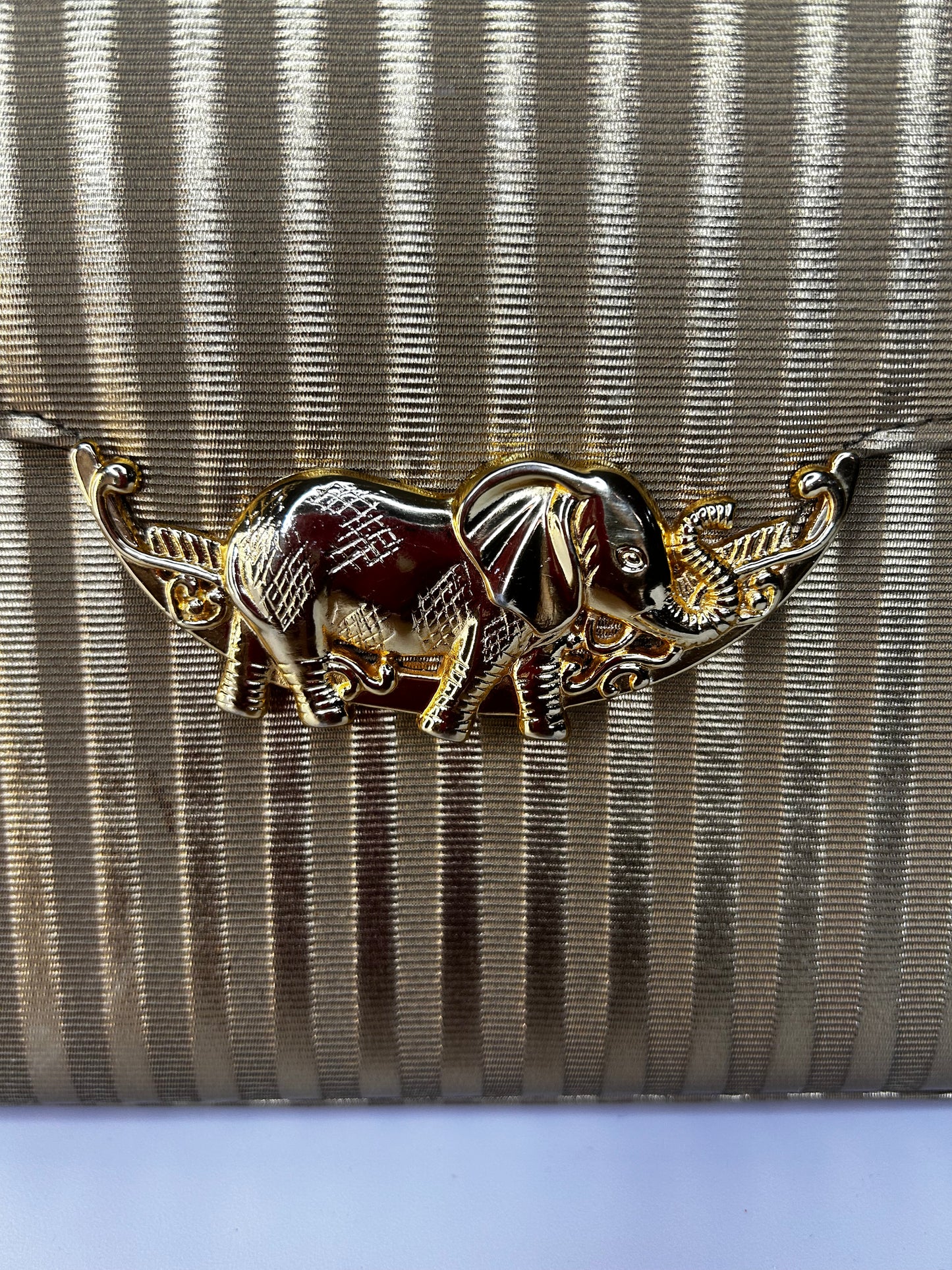 Vintage Elephant Accent Tango Purse (No Strap)
