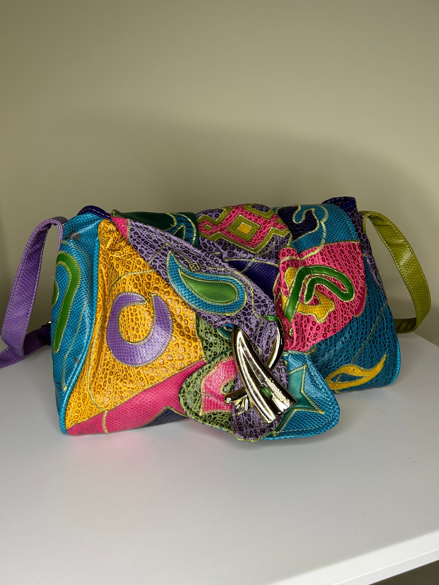 80s/90s Vintage Alentino Vintage NAS Purse