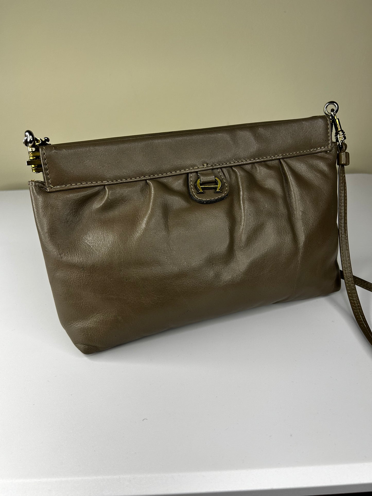 Tan Etienne Aigner Purse