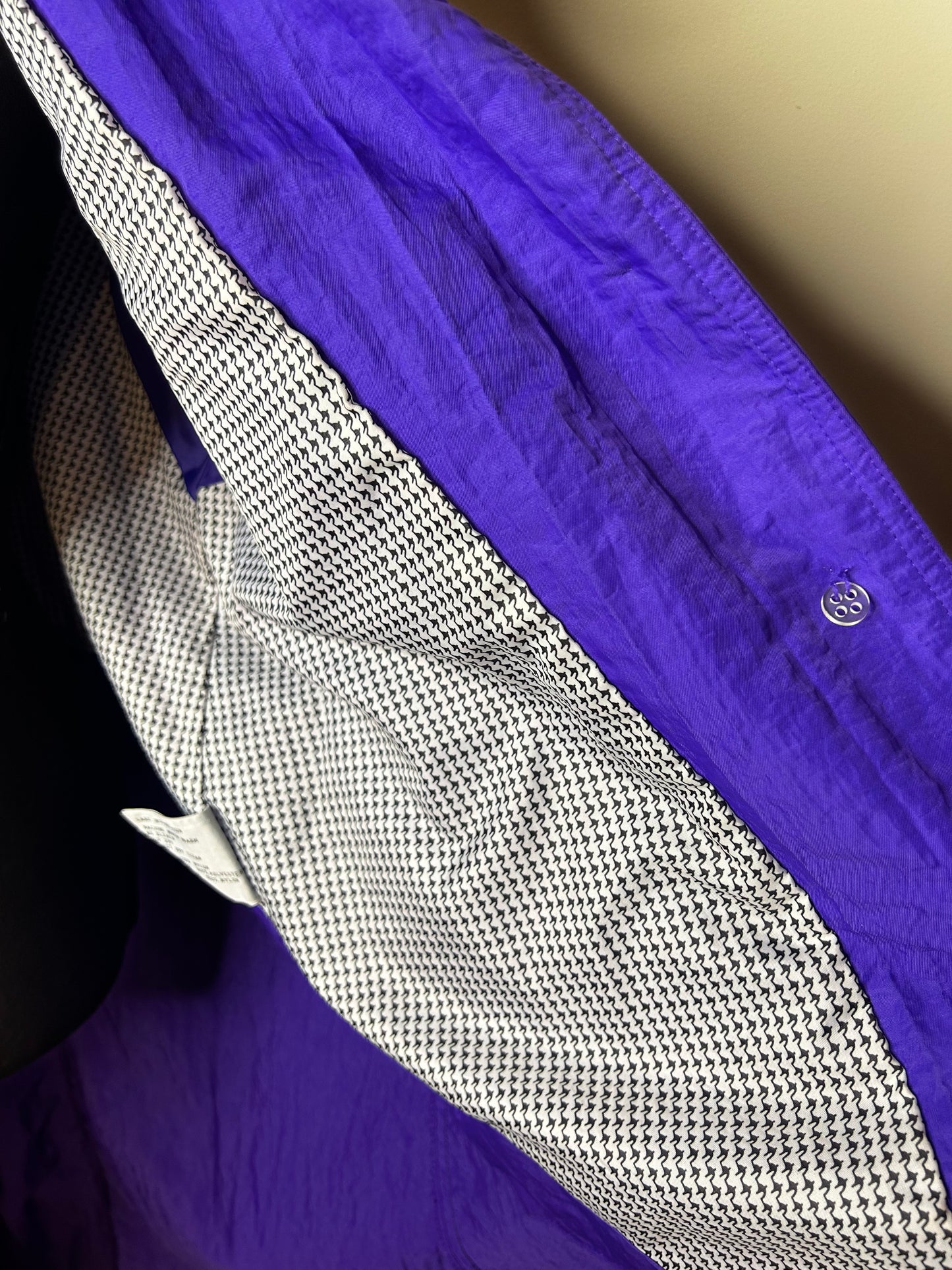 Vtg Weather Master Colorblock Trench Coat