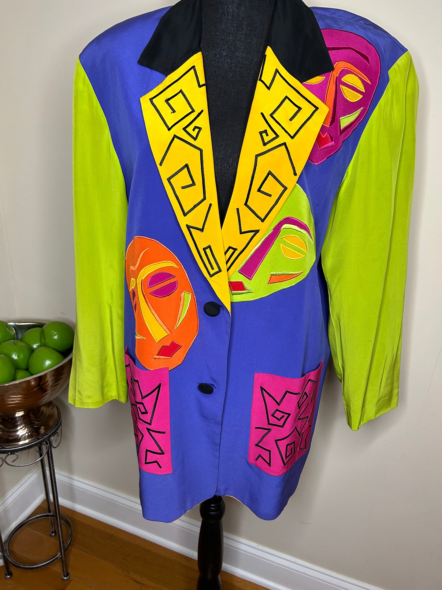 IB Diffusion "Many Mask" Blazer