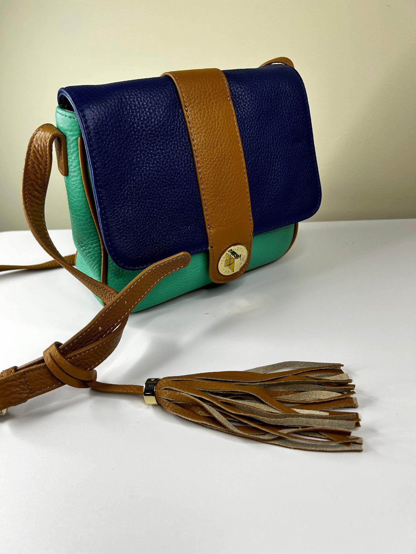 Isaac Mizrahi Colorblock Purse w/ Dust Bag