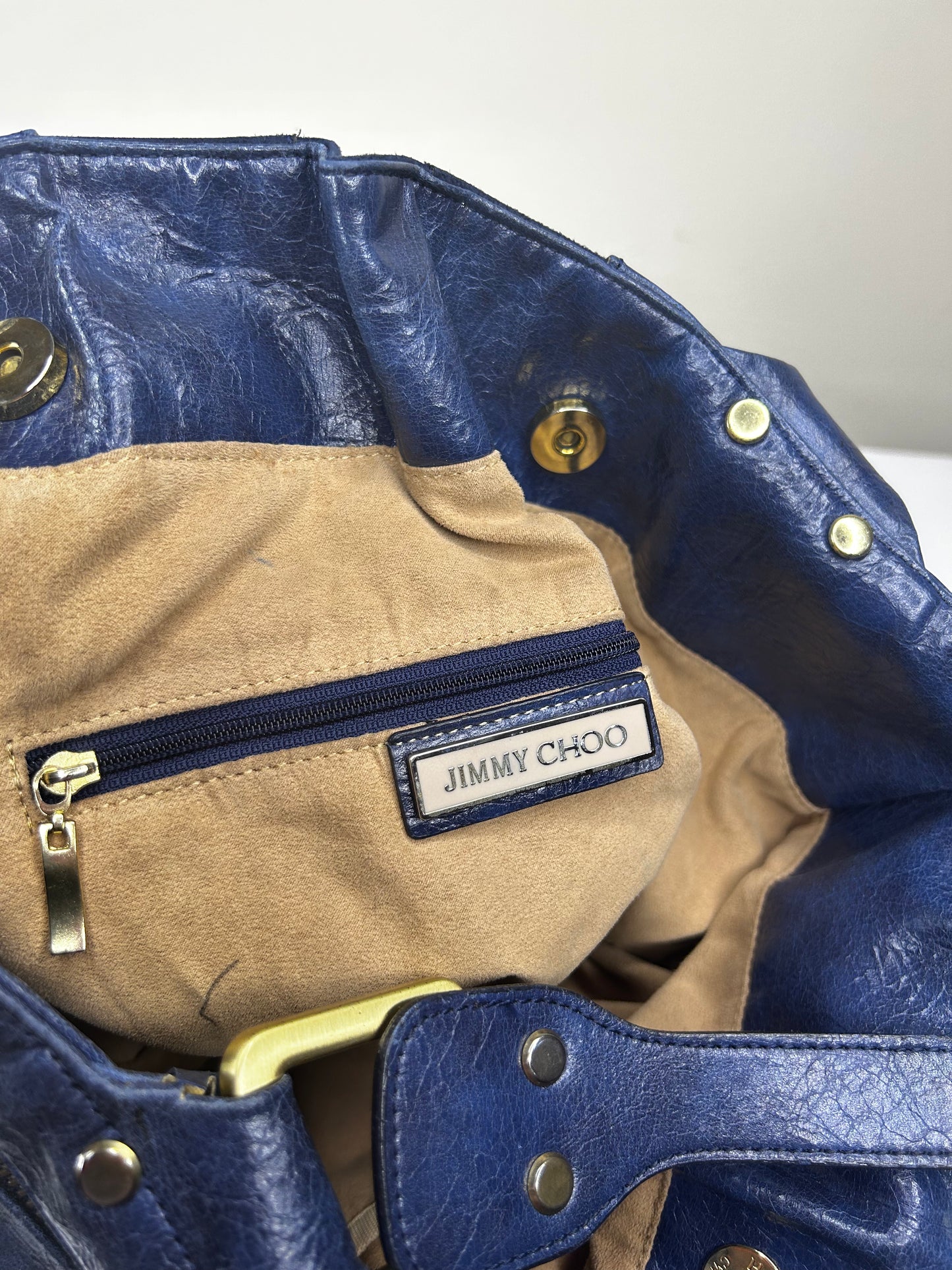 Jimmy Choo Navy Blue Purse