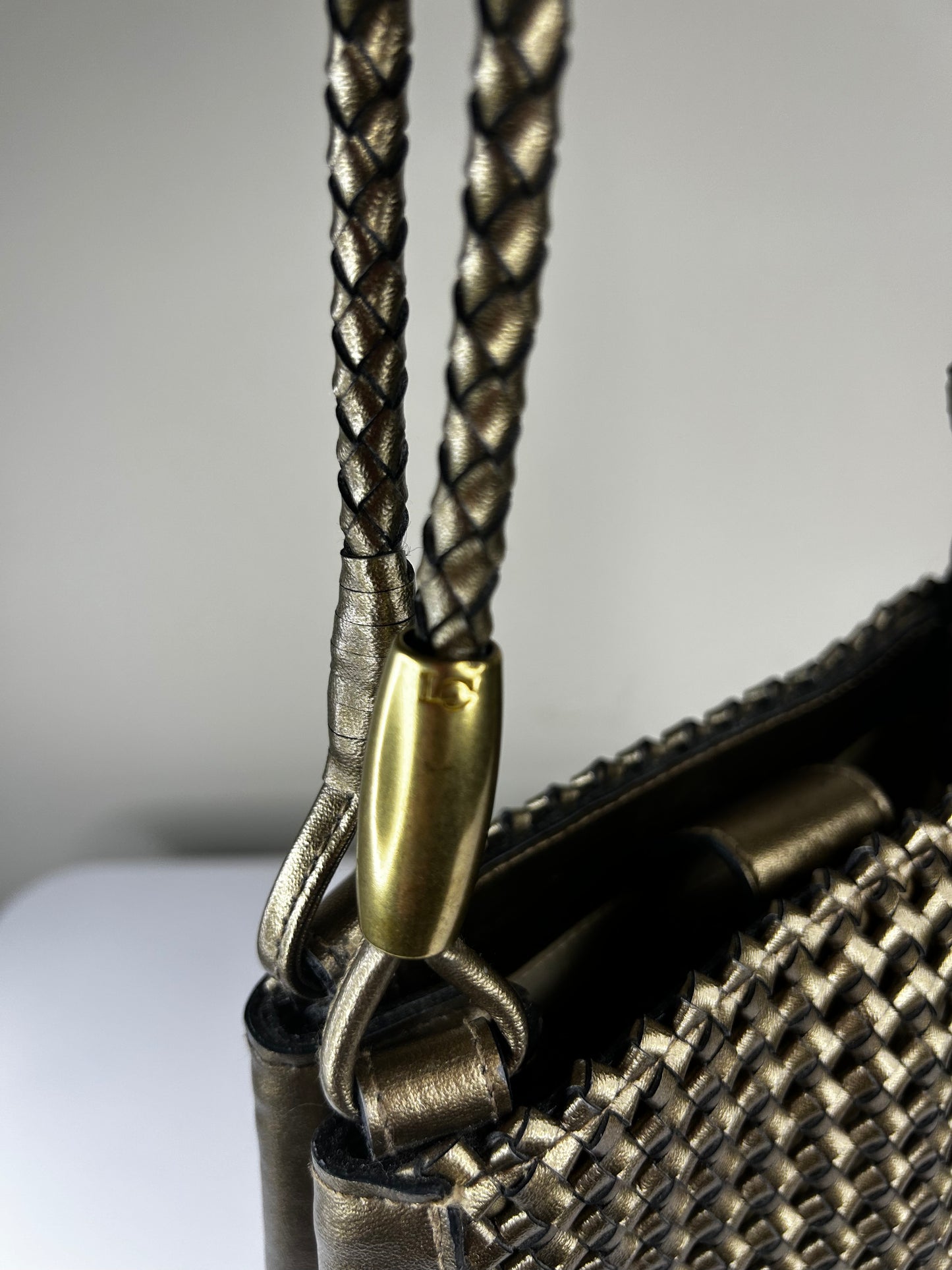 Liz Clairborne Metallic Woven Purse