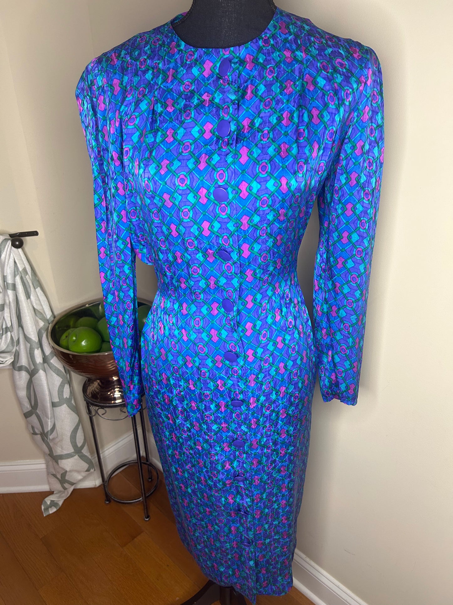 Adrianna Papell Abstract Print Dress