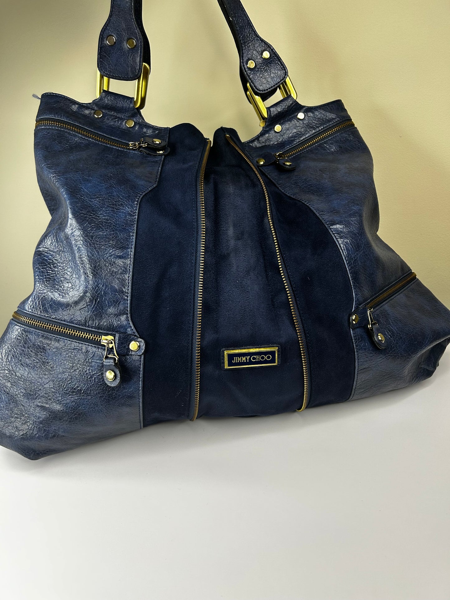 Jimmy Choo Navy Blue Purse