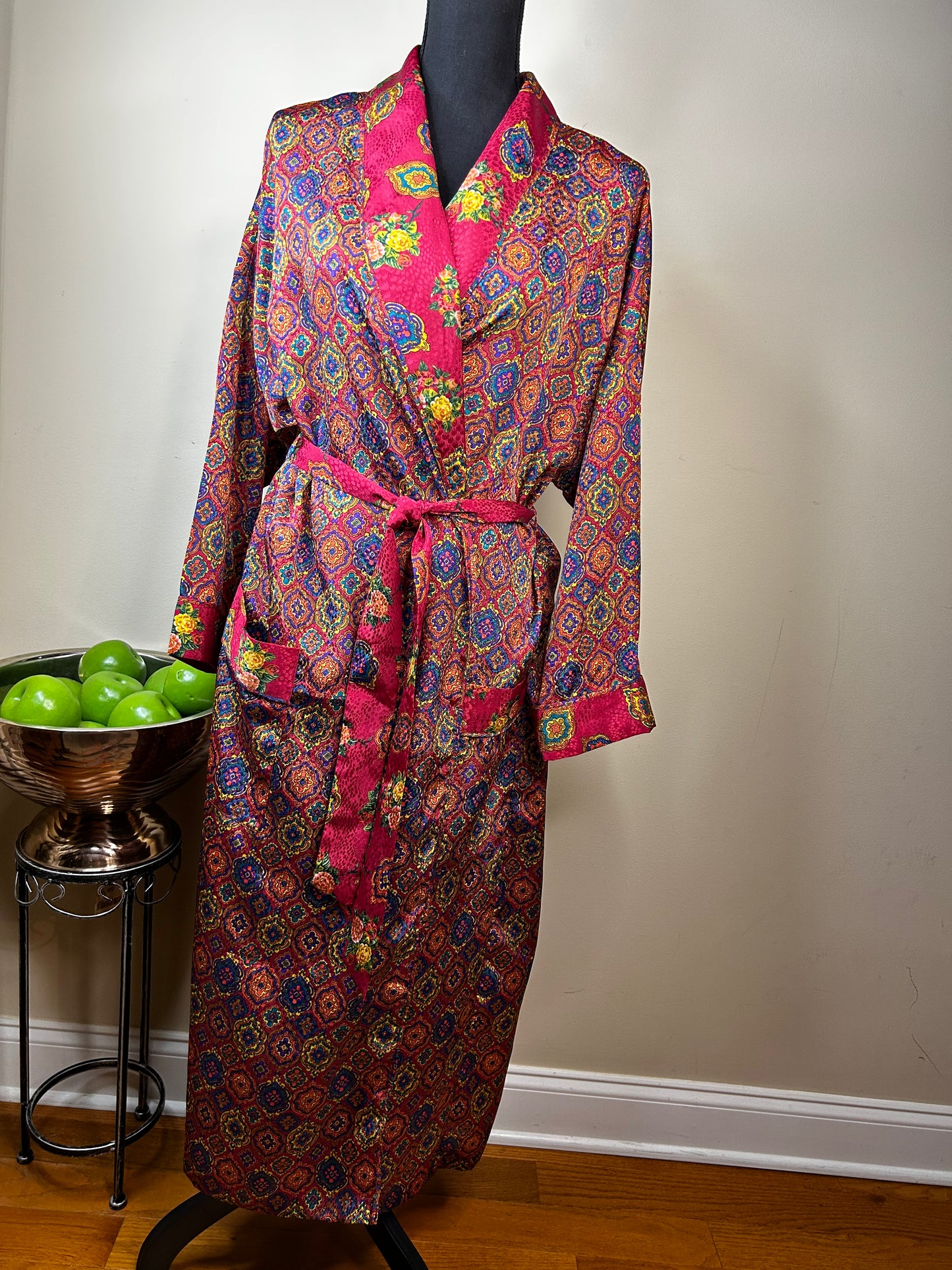 Fantasies by Morgan Taylor Vtg Robe/Duster/Dress
